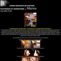 VIDEO guitare cours
