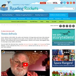 A video interview with Tomie dePaola