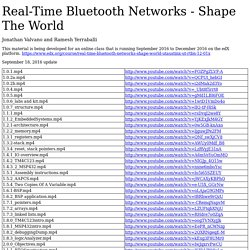 Video links for Real-Time Bluetooth Networks