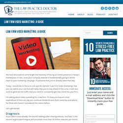 Law Firm Video Marketing: A Simple Guide For Lawyers