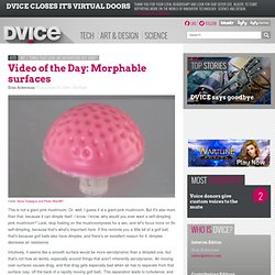 Video of the Day: Morphable surfaces