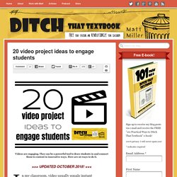 20 video project ideas to engage students