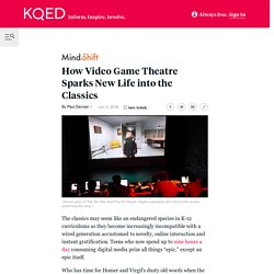 How Video Game Theatre Sparks New Life into the Classics