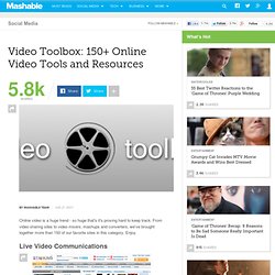 Video Toolbox 150+ Online Video Tools and Resources.url