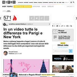 In un video tutte le differenze tra Parigi e New York