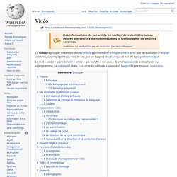 Vidéo