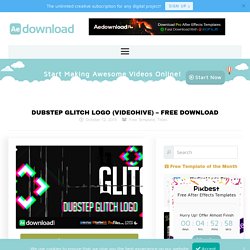 DUBSTEP GLITCH LOGO (VIDEOHIVE) - FREE DOWNLOAD - Free After Effects Templates (Official Site) - Videohive projects