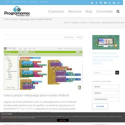 Crea tu propio videojuego para móviles Android