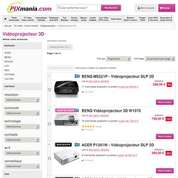 OPTOMA VIDÉOPROJECTEUR 3D GT750 achat et prix comparer discount promotion OPTOMA VIDÉOJECTEUR 3D GT750