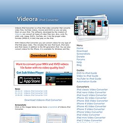 iPod Converter - iPod Video Converter