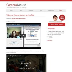 Videos / Camera Mouse