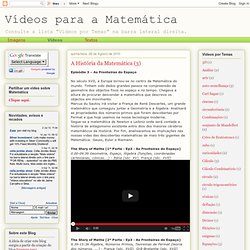 A História da Matemática (3)