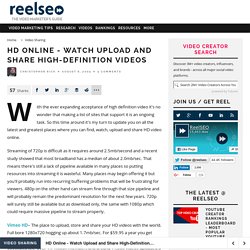 Where to Find High-Definition Videos Online - List of HD Video Sites