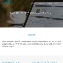 Videos - SGF Services