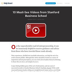 10 Must-See Videos from Stanford Business School
