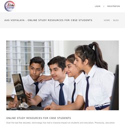 AAS Vidyalaya - Online Study Resources for CBSE Students