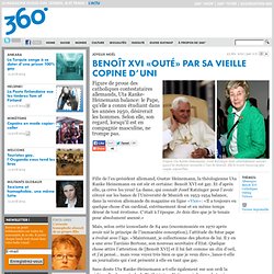 Benoît XVI «outé» par sa vieille copine d’uni