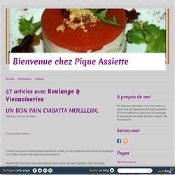 Boulange & Viennoiseries - Bienvenue chez Pique Assiette