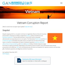Vietnam Corruption Report