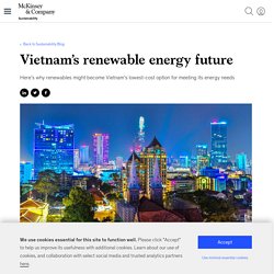 Vietnam’s renewable energy future