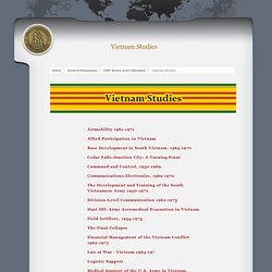 Vietnam Studies - U.S. Army Center of Military History