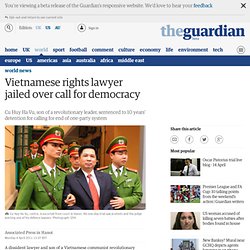 Vietnamese rights lawyer jailed over call for democracy