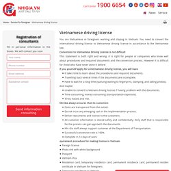 Vietnamese driving license
