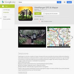ViewRanger all'aperto GPS - App Android su Google Play