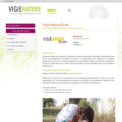 Vigie-Nature École