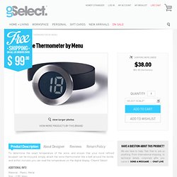Vignon Wine Thermometer by Menu [GS-thermomenu] - GSelect - Gifts for Men. Unique, Cool Gift Ideas and Presents