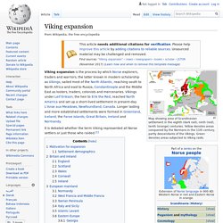 Viking expansion