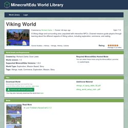 MinecraftEdu World Library