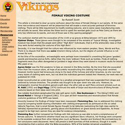 The Vikings - Female Viking Costume