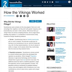 Why Did the Vikings Pillage? (article)