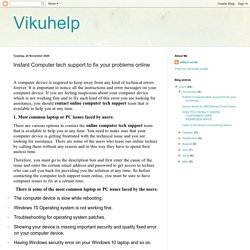 Vikuhelp: Instant Computer tech support to fix your problems online