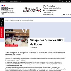 Village des Sciences 2021 de Rodez