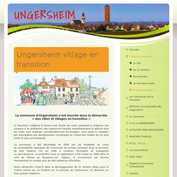 Village en transition - Site de mairie-ungersheim !