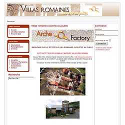 Villas romaines ouvertes au public