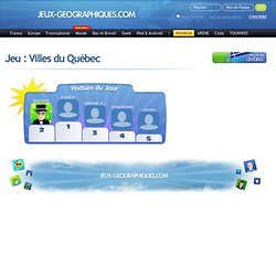 Villes du Québec jeux gratuits