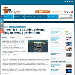 pour comparer Vimeo Youtube Dailymotion...