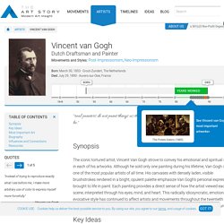 Vincent van Gogh Biography, Art, and Analysis of Works