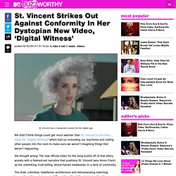 St. Vincent Strikes Out Against Conformity In Her Dystopian New Video, 'Digital Witness'