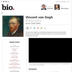 Vincent van Gogh Biography