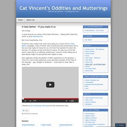 Cat Vincent's Oddities and Mutterings
