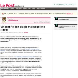 Vincent Peillon plagie mal Ségolène Royal - michel-faunus sur Le