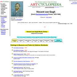 Vincent van Gogh Online