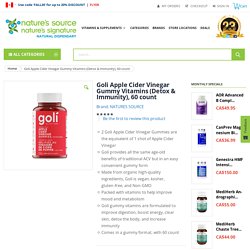Buy Goli Nutrition Apple Cider Vinegar Gummy Vitamins