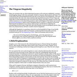 BBC - h2g2 - The Vingean Singularity - A569522