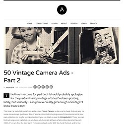 50 Vintage Camera Ads - Part 2