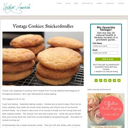 Vintage Cookies: Snickerdoodles